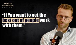 Dan Mcpherson on the Thrive in construction podcast discussing mental health