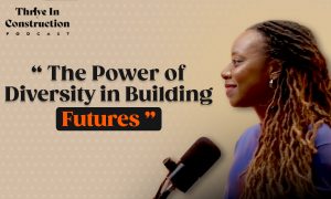 Stephanie Edwards on the thrive in construction podcast to discuss community-centric design